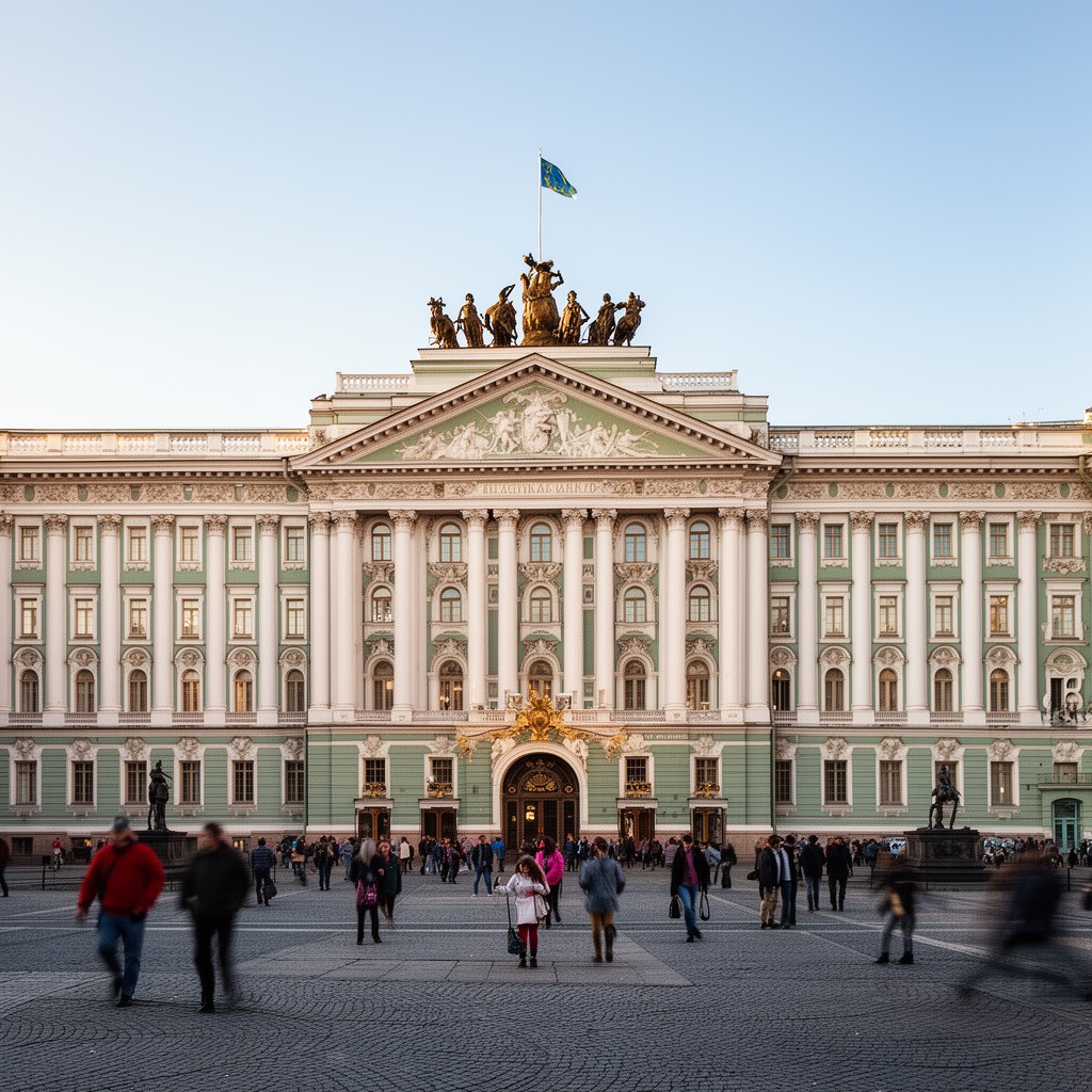 AI-generated illustration of General Staff Building