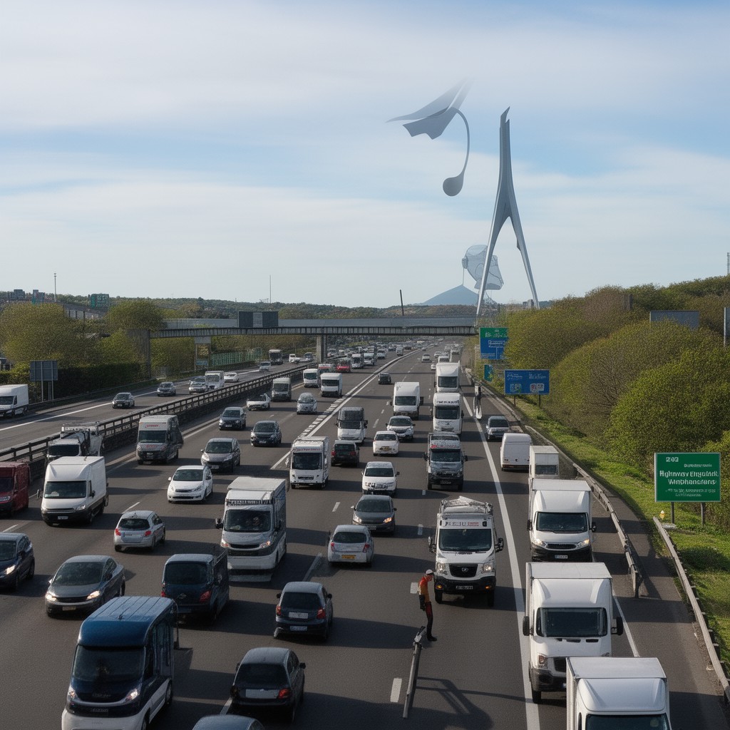 AI-generated illustration of Highways England
