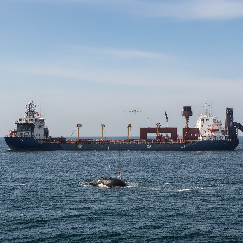 AI-generated illustration of Maritime and Coastguard Agency