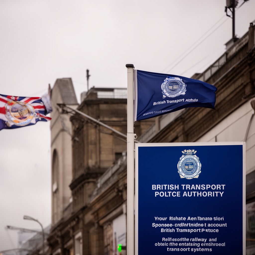 AI-generated illustration of British Transport Police Authority (through sponsorship)