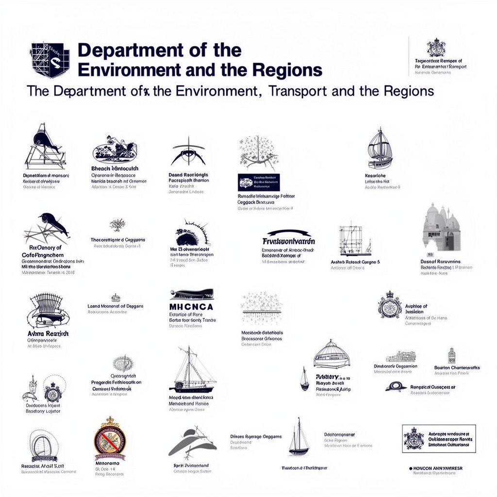 AI-generated illustration of Department of the Environment, Transport and the Regions
