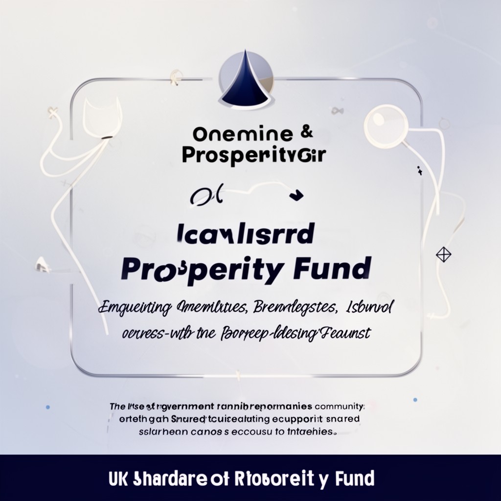 AI-generated illustration of UK Shared Prosperity Fund