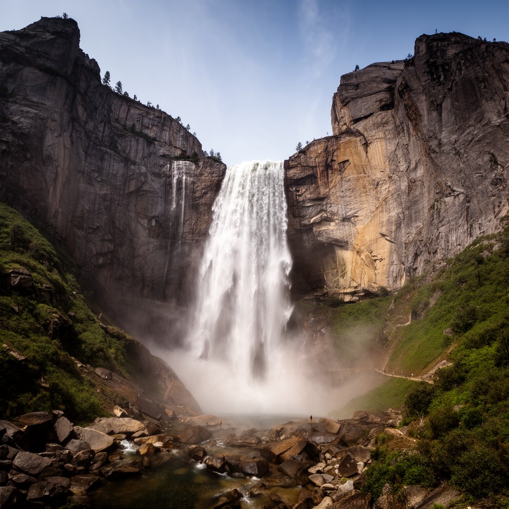 AI-generated illustration of Vernal Fall