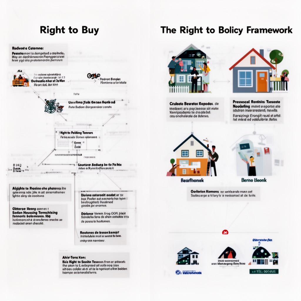 AI-generated illustration of Right to Buy policy framework