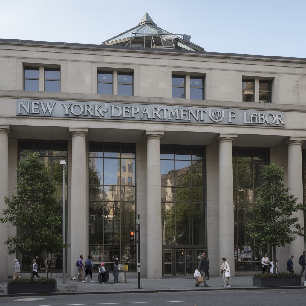 AI-generated illustration of New York State Department of Labor