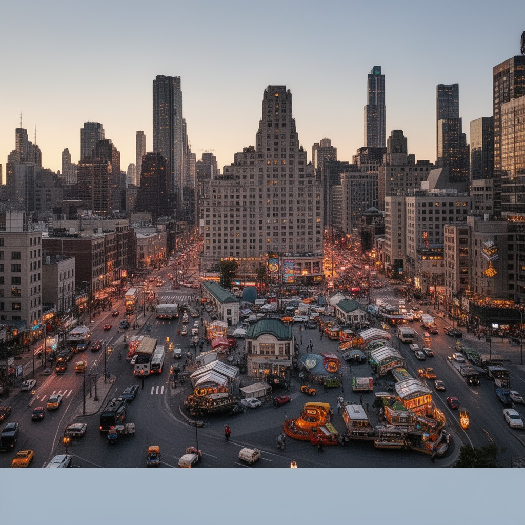 AI-generated illustration of New York Problem-Solving Courts