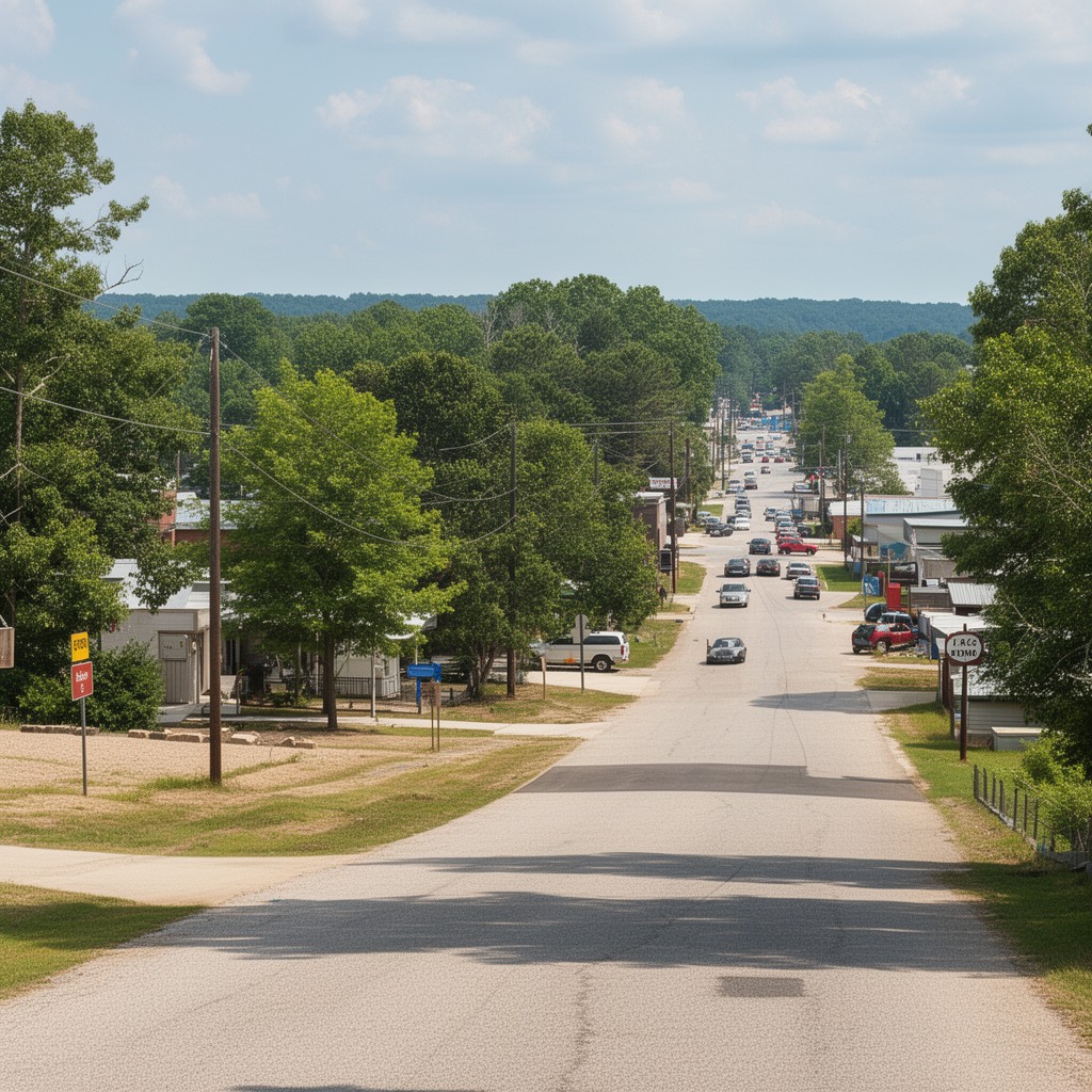 AI-generated illustration of Chambers County, Alabama