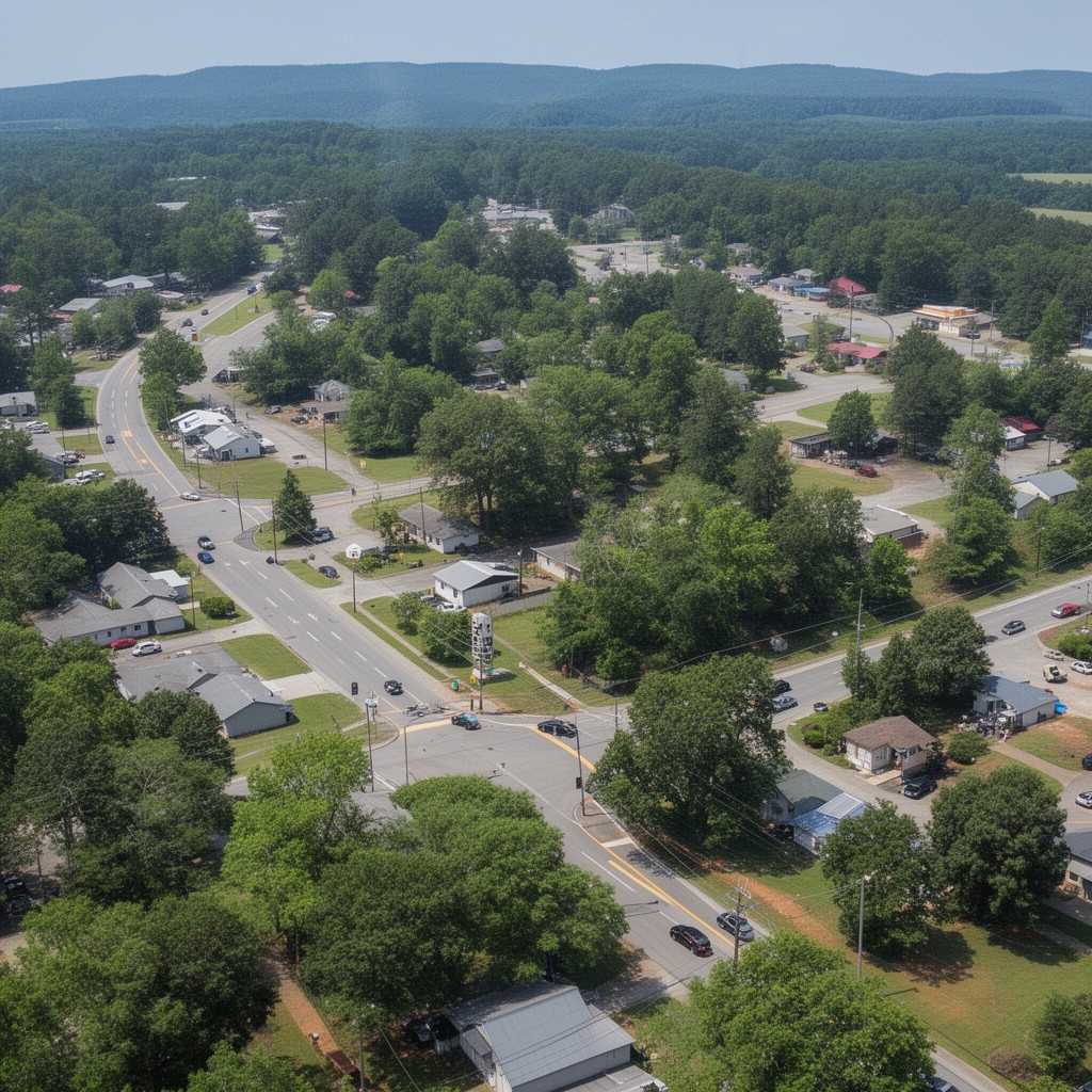AI-generated illustration of Georgia State Route 109
