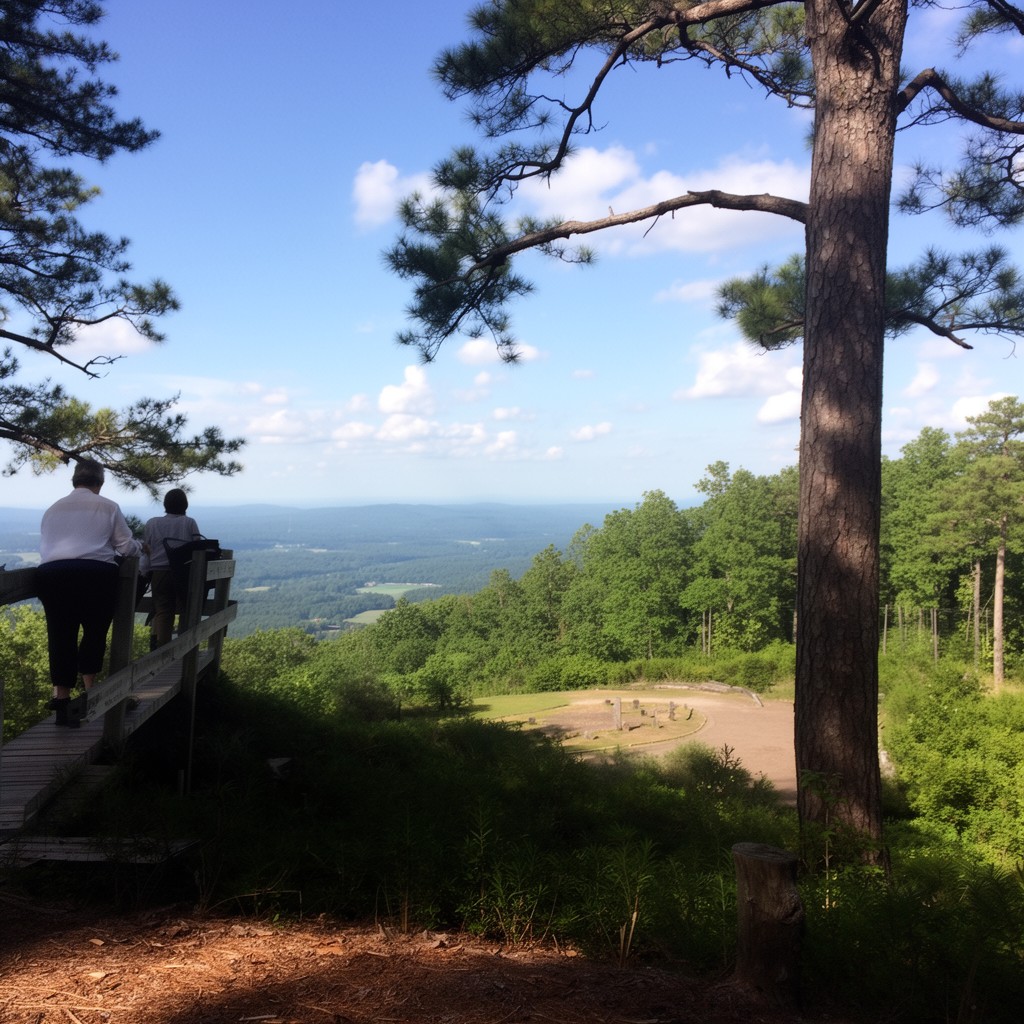 AI-generated illustration of Kennesaw Mountain National Battlefield Park