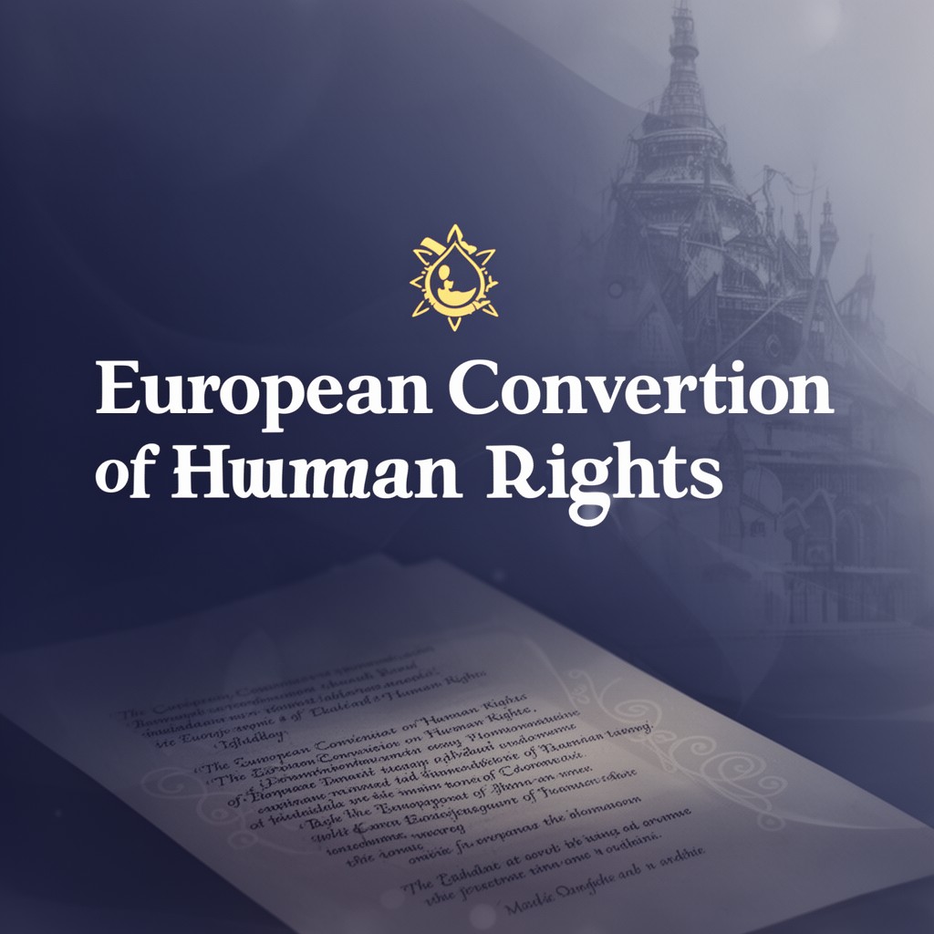 AI-generated illustration of European Convention on Human Rights