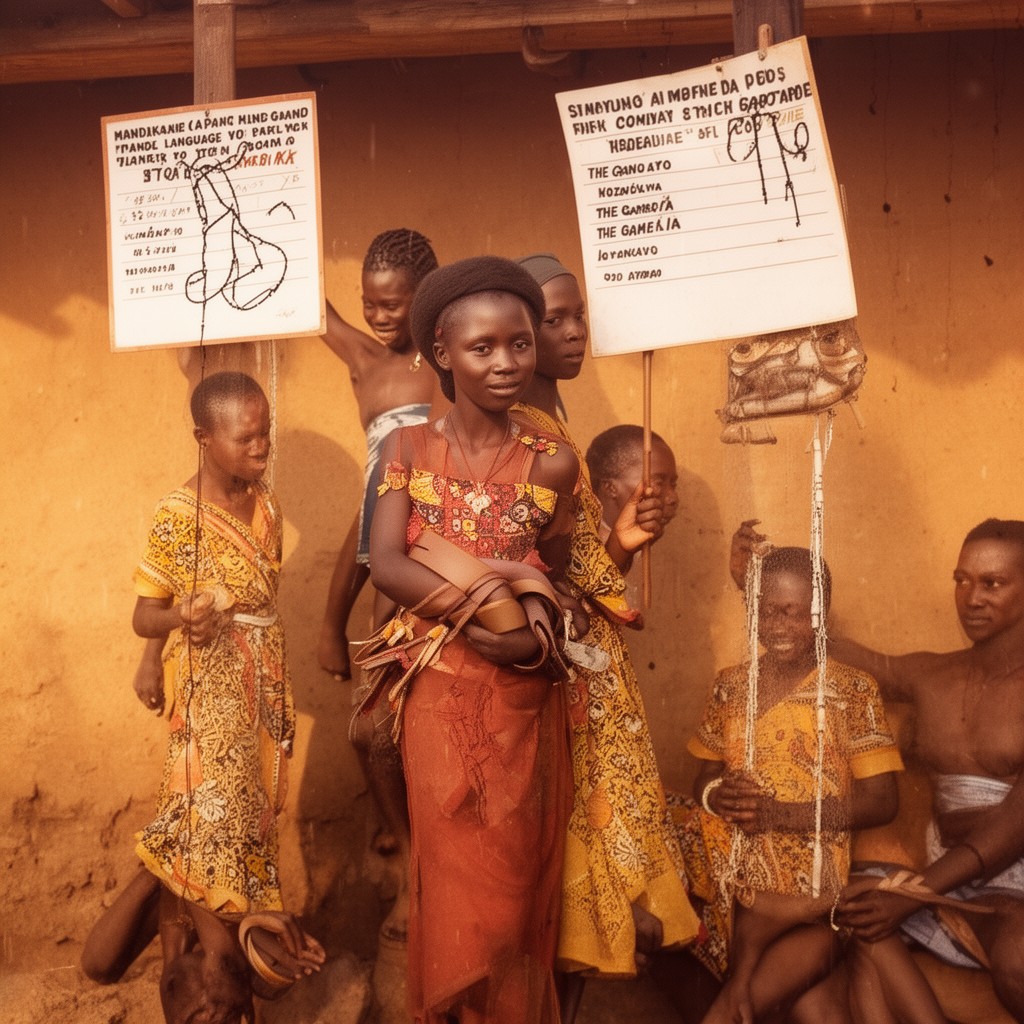 AI-generated illustration of Mandinka