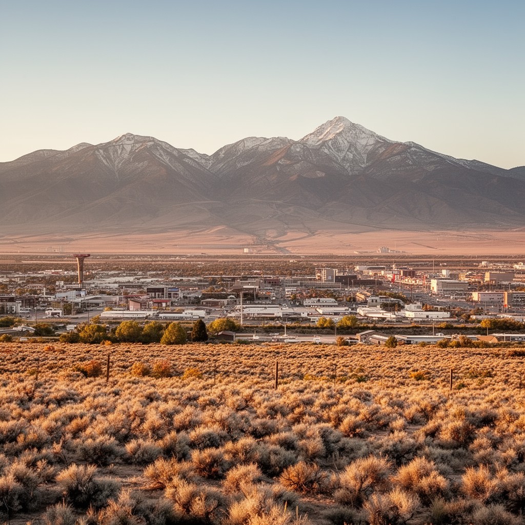 AI-generated illustration of Northern Nevada