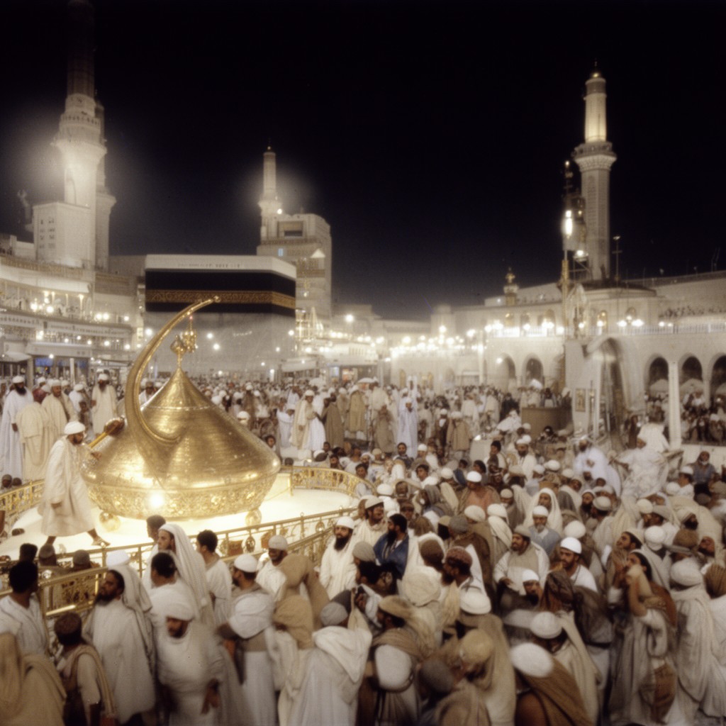 AI-generated illustration of Conquest of Mecca