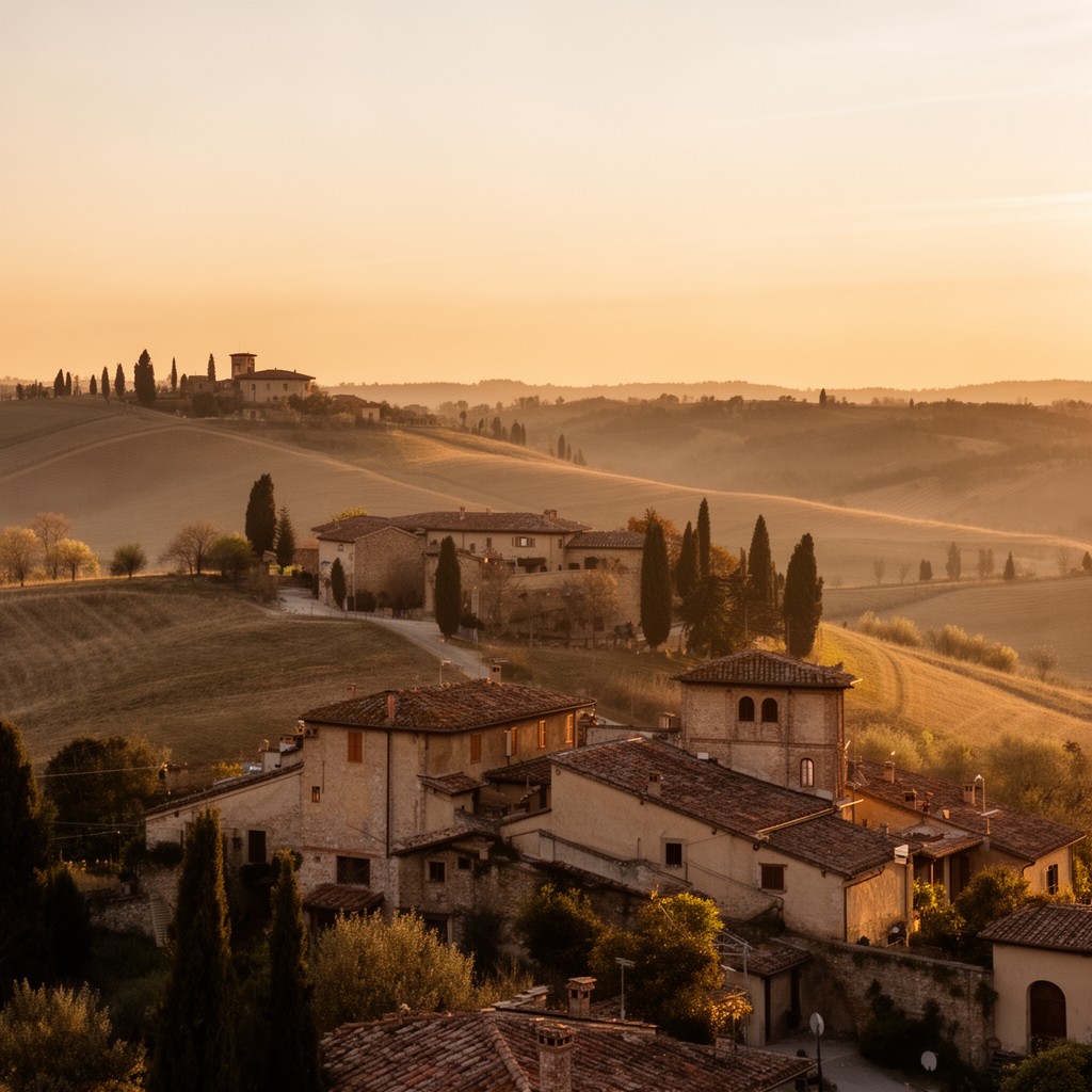 AI-generated illustration of Tuscans