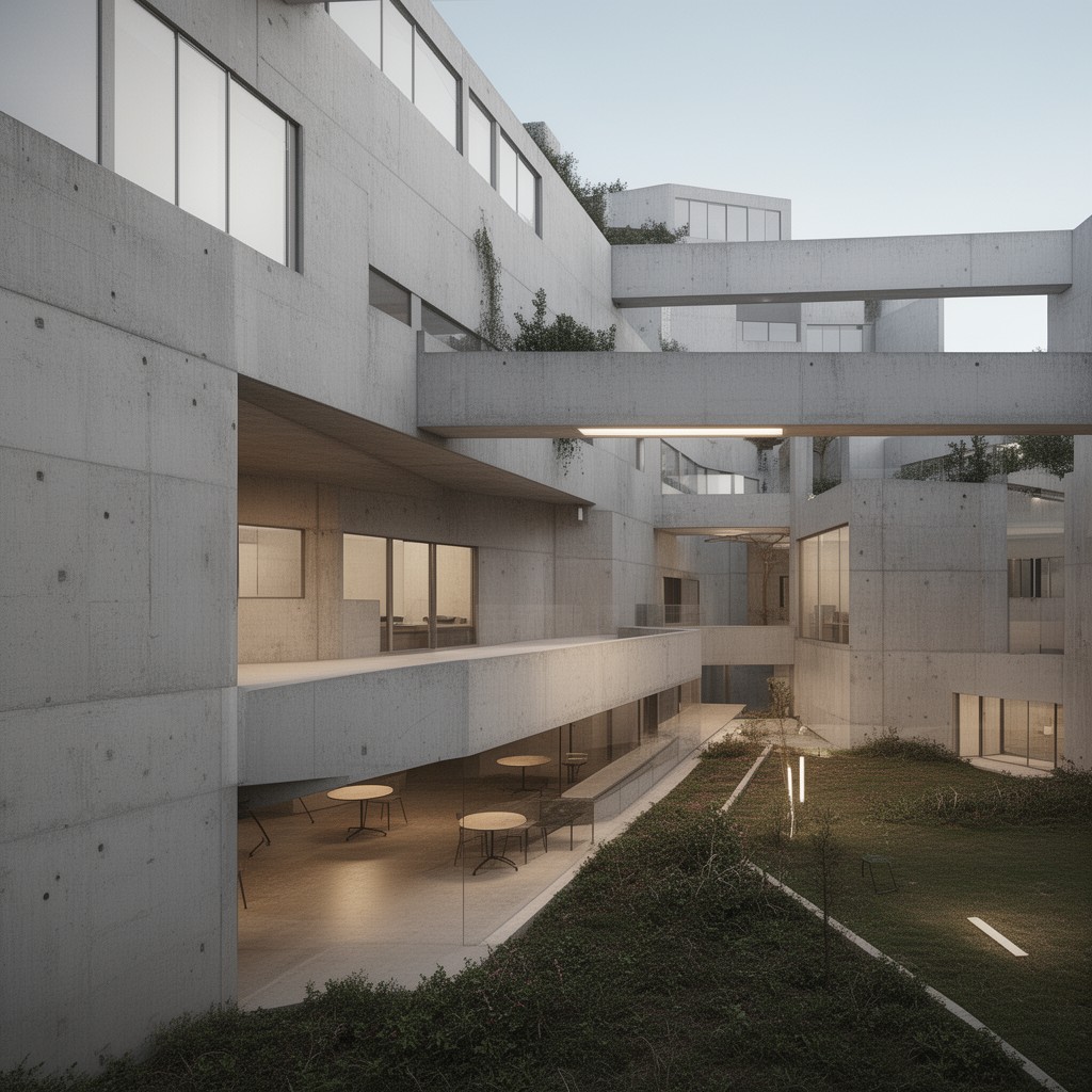 AI-generated illustration of Steven Holl Architects