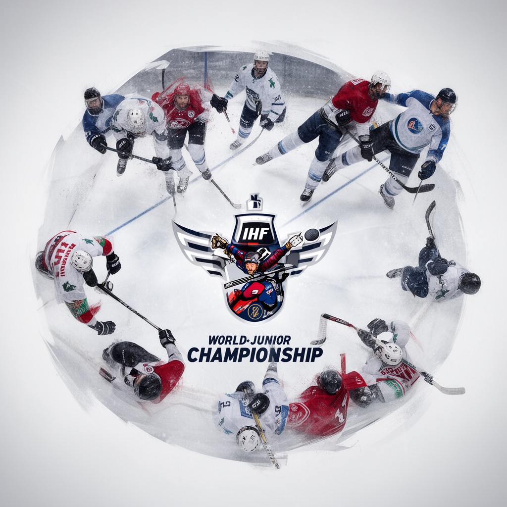 AI-generated illustration of IIHF World Junior Championship