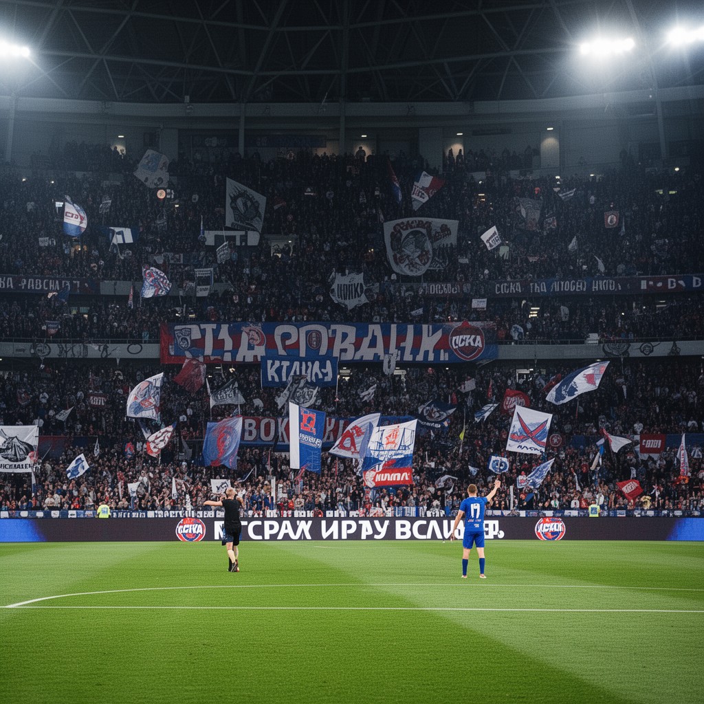 AI-generated illustration of CSKA Moscow