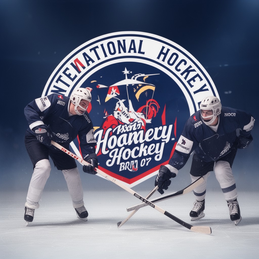 AI-generated illustration of International Hockey League