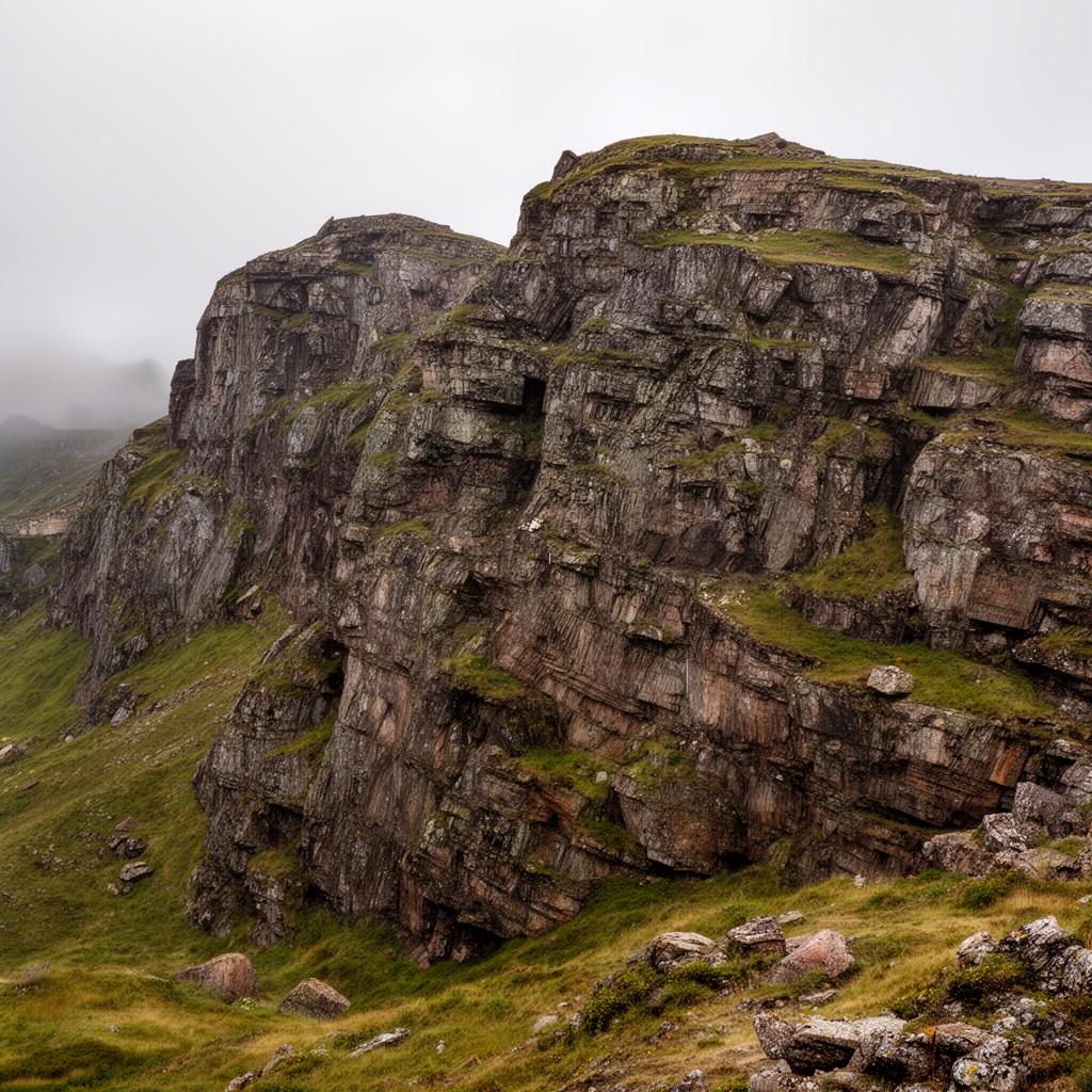 AI-generated illustration of Grampian Terrane