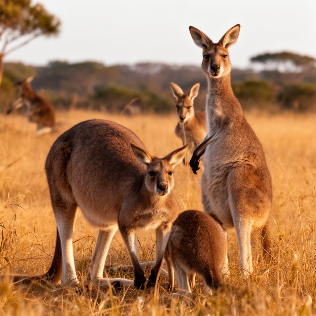 AI-generated illustration of Macropodidae