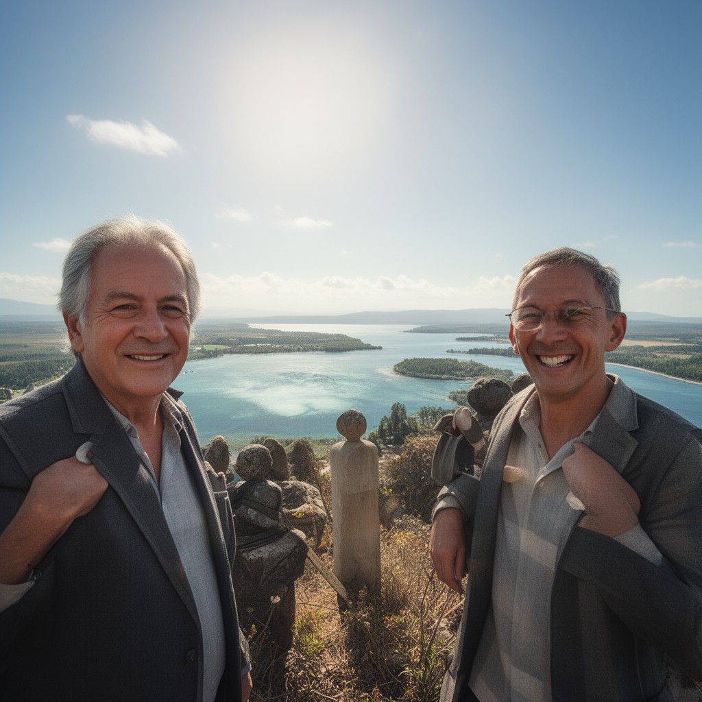 AI-generated illustration of Yann Arthus-Bertrand