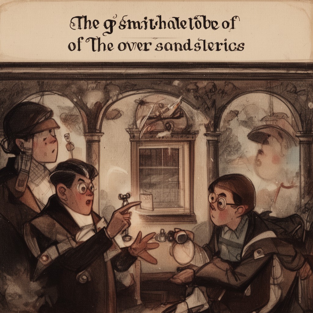 AI-generated illustration of Psmith series