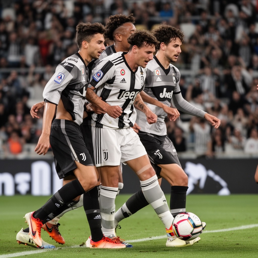 AI-generated illustration of Juventus FC