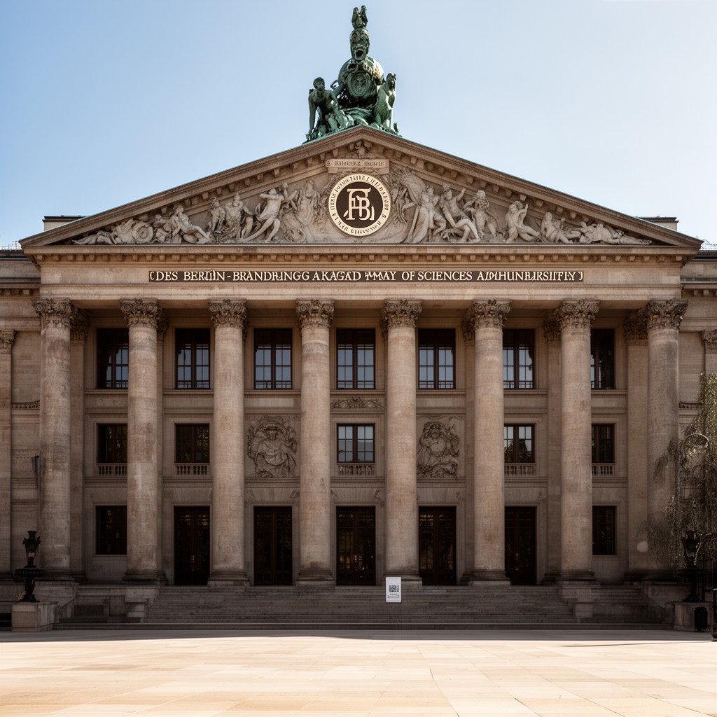 AI-generated illustration of Berlin-Brandenburg Academy of Sciences and Humanities