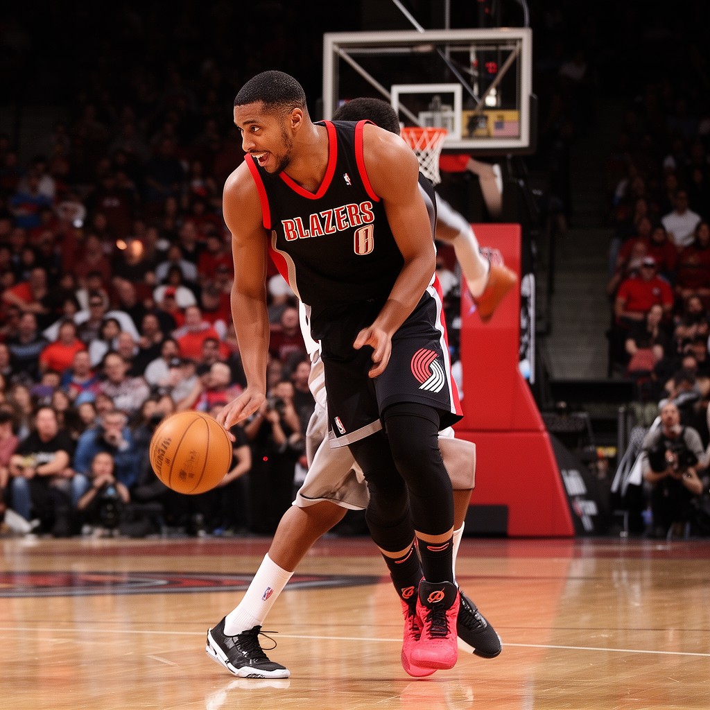 AI-generated illustration of Brandon Roy
