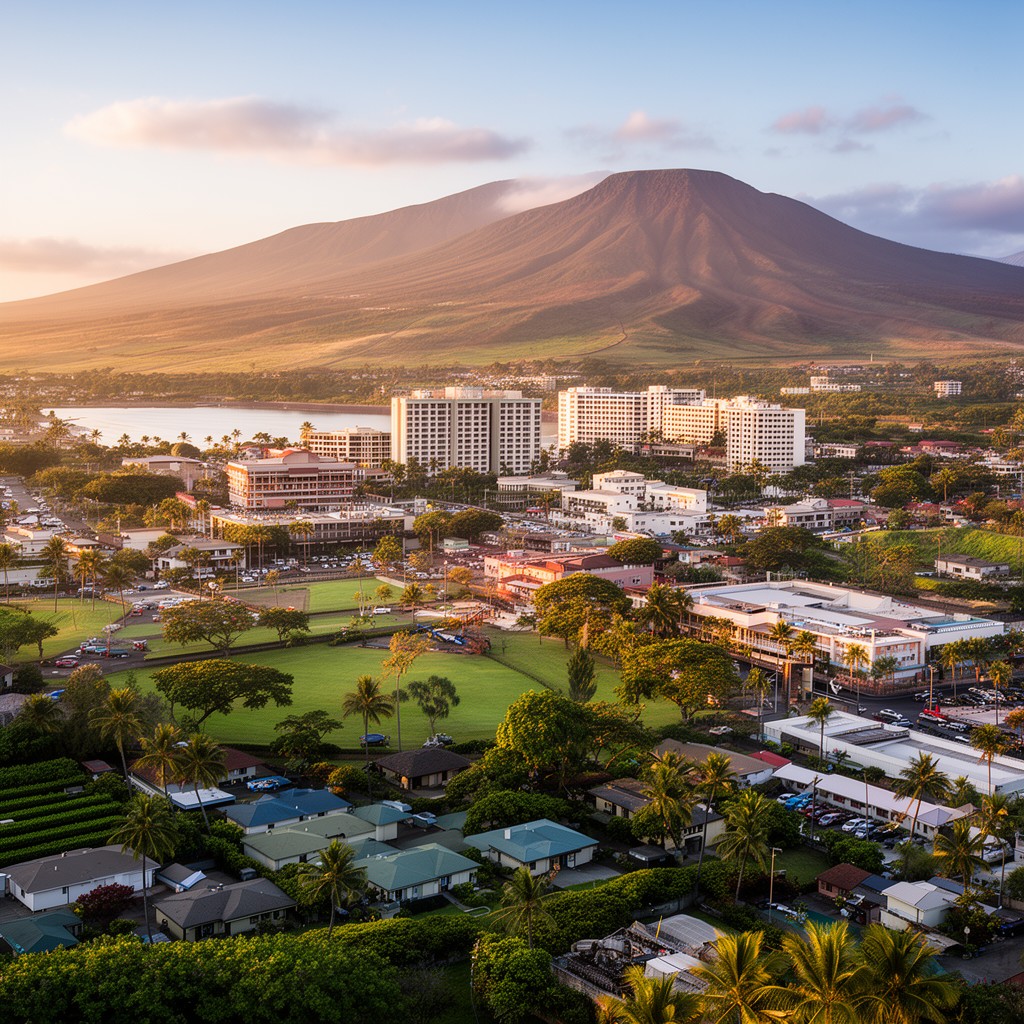 AI-generated illustration of Kailua-Kona