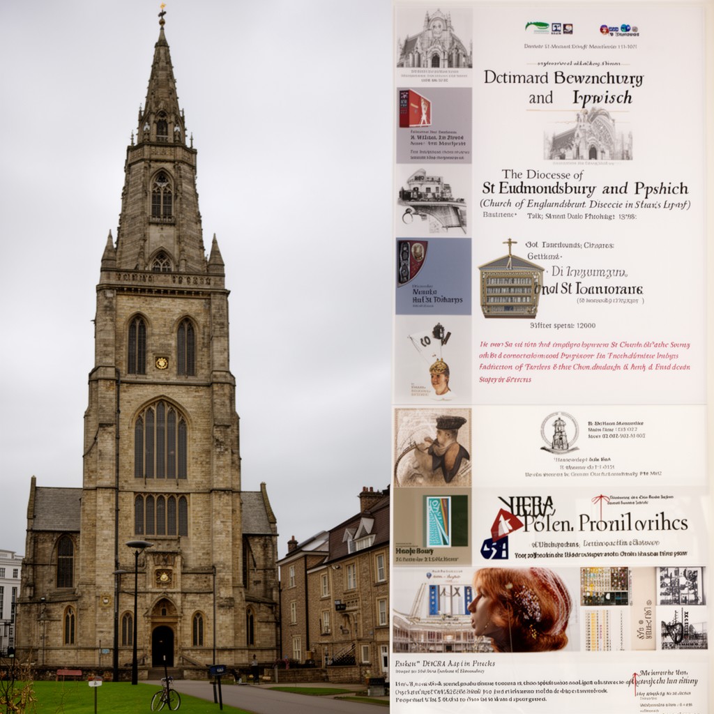 AI-generated illustration of Diocese of St Edmundsbury and Ipswich