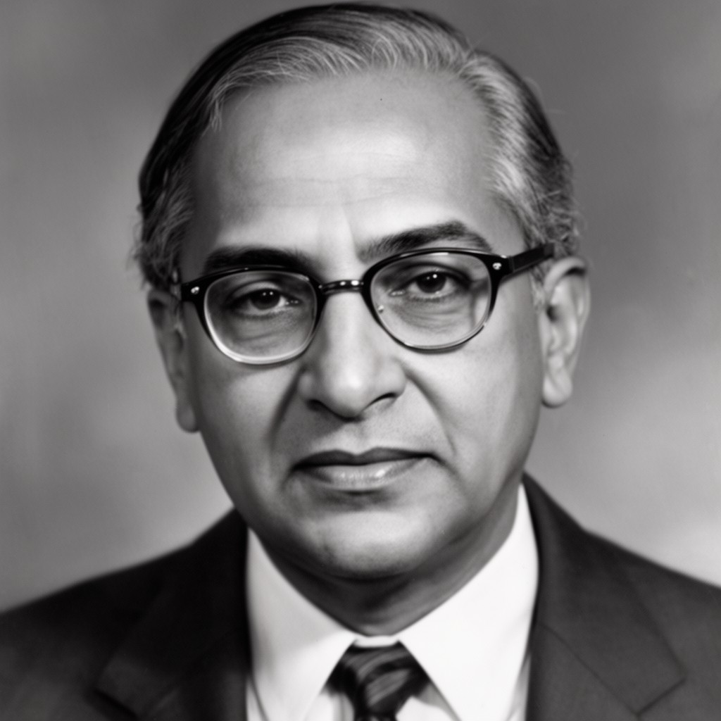 AI-generated illustration of B. R. Ambedkar