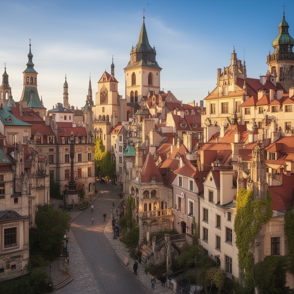 AI-generated illustration of Opole