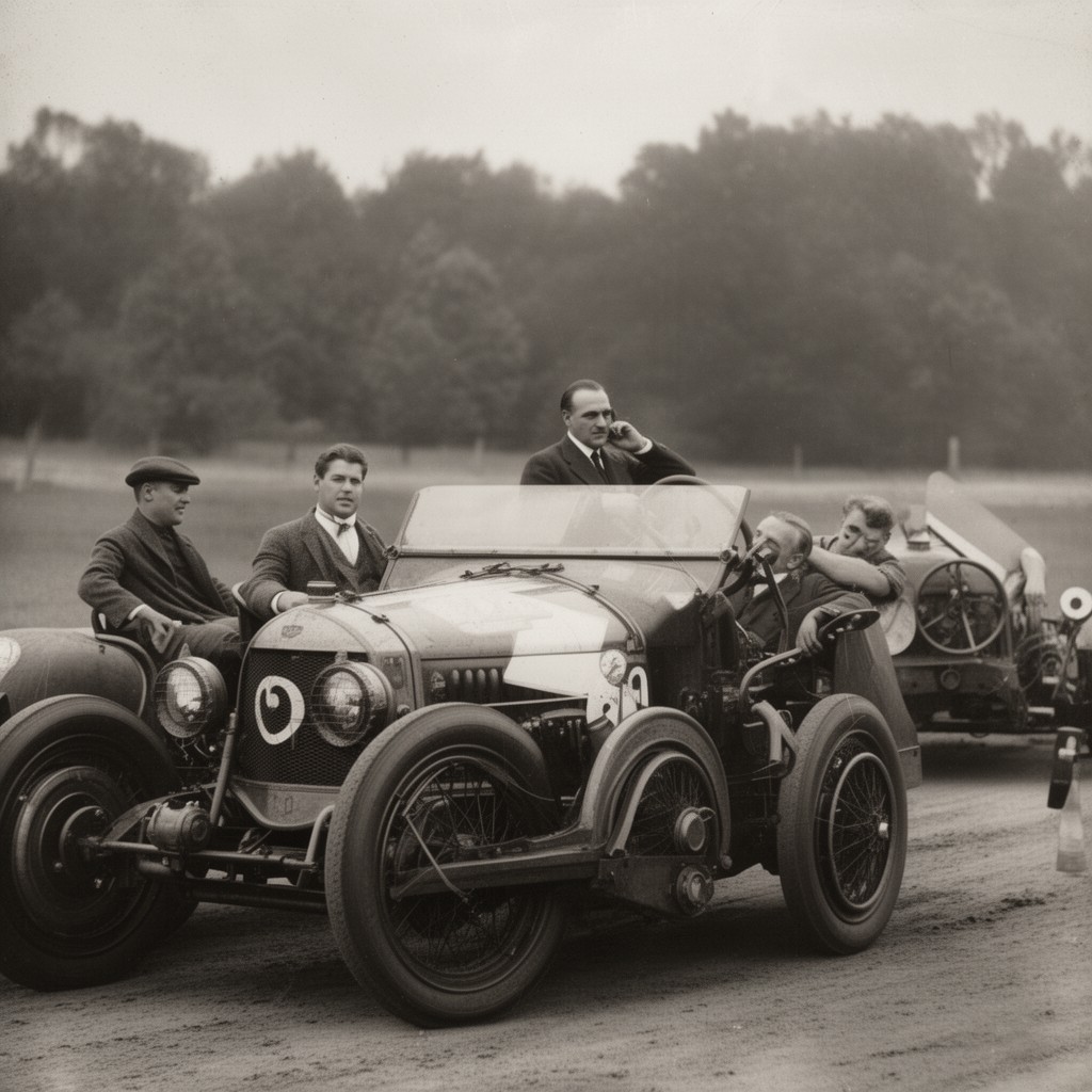 AI-generated illustration of Louis Chevrolet