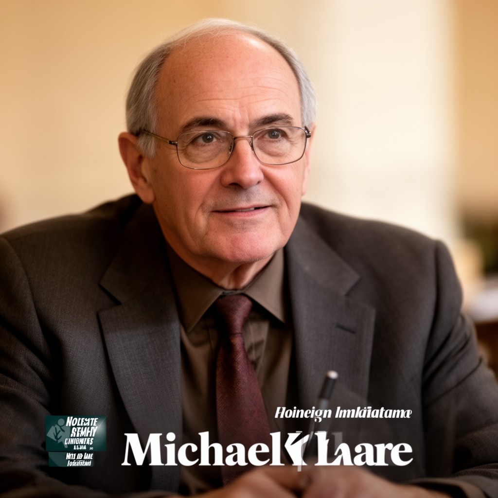 AI-generated illustration of Michael Klare