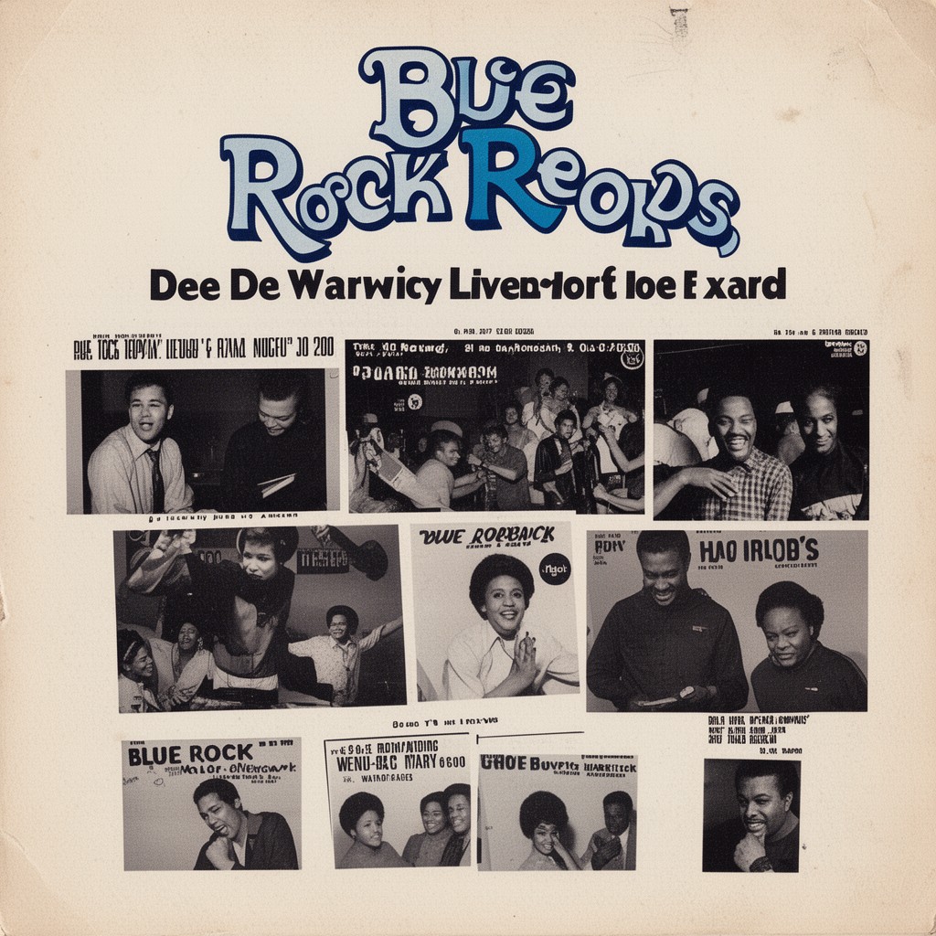 AI-generated illustration of Blue Rock Records