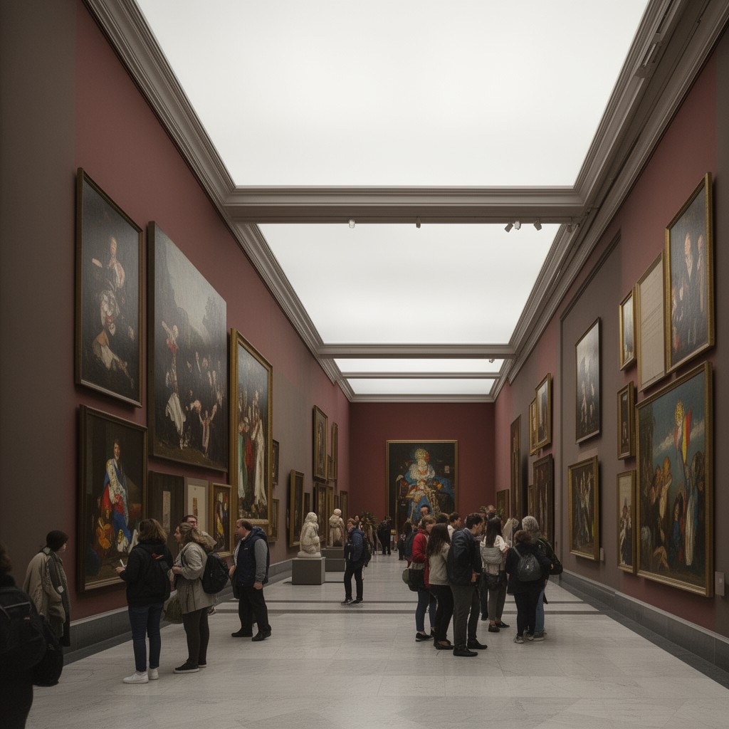 AI-generated illustration of Thyssen-Bornemisza Museum