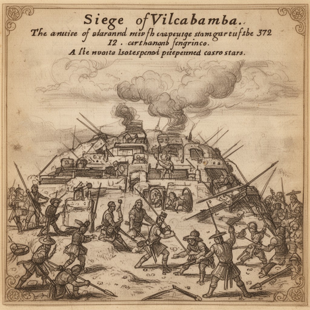 AI-generated illustration of Siege of Vilcabamba