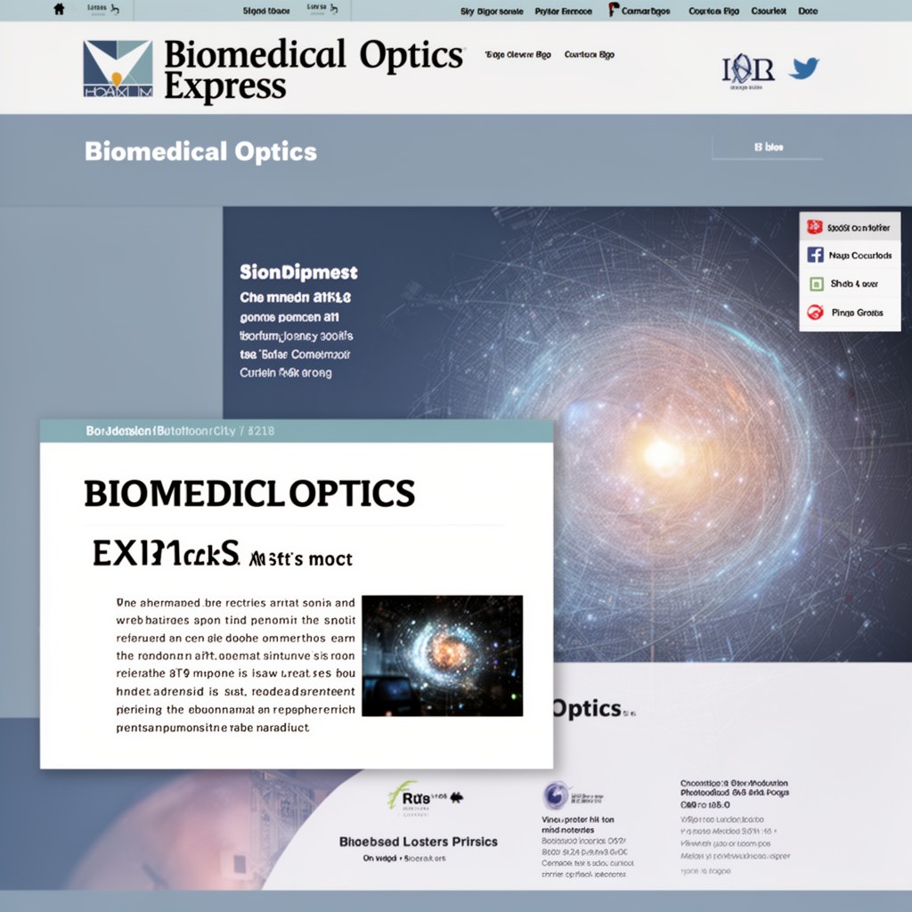 AI-generated illustration of Biomedical Optics Express