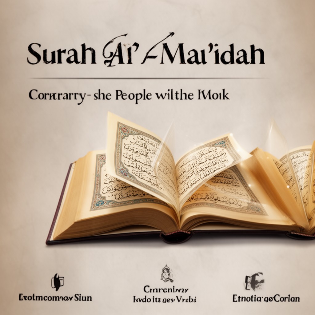 AI-generated illustration of Surah Al-Ma'idah