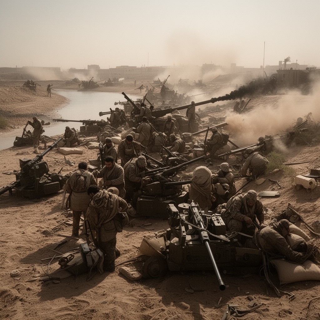 AI-generated illustration of War of Attrition