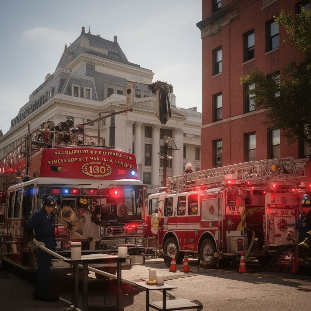 AI-generated illustration of District of Columbia Fire and Emergency Medical Services Department