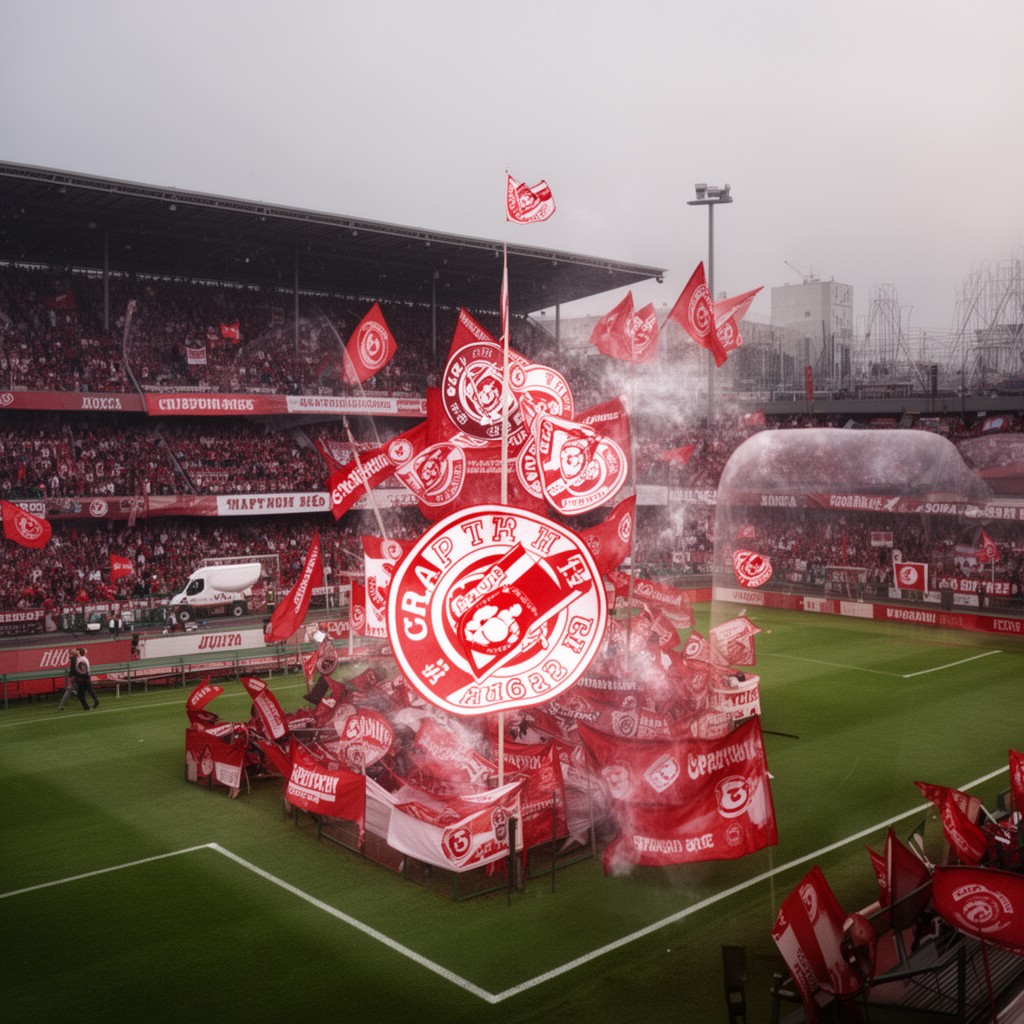 AI-generated illustration of Spartak Moscow