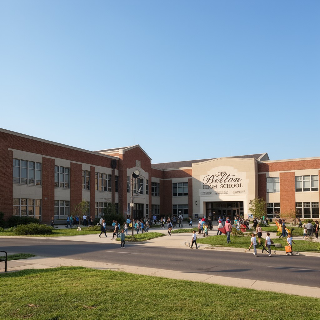 AI-generated illustration of Belton High School