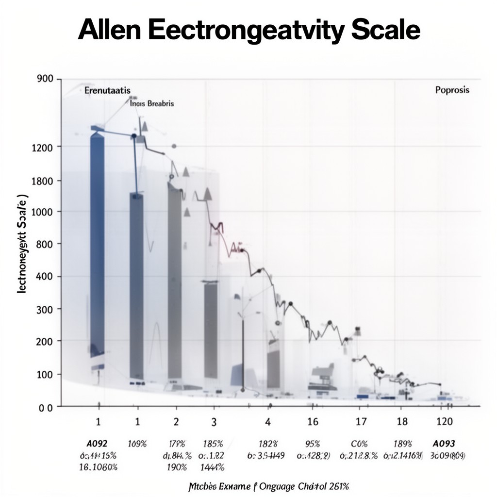 AI-generated illustration of Allen electronegativity scale