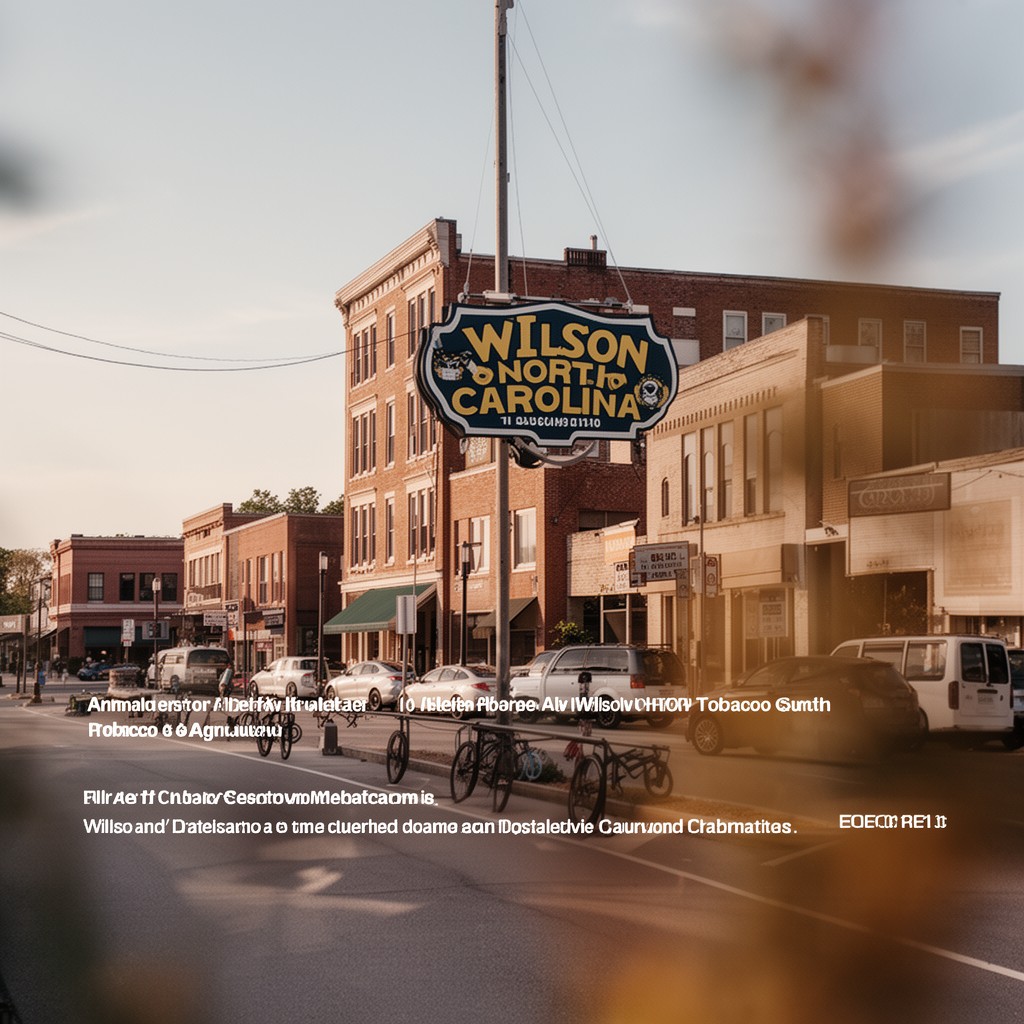 AI-generated illustration of Wilson, North Carolina