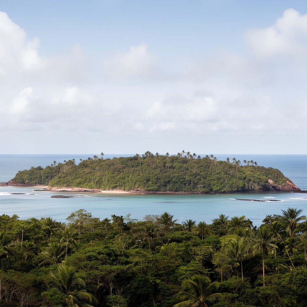 AI-generated illustration of Little Andaman Island