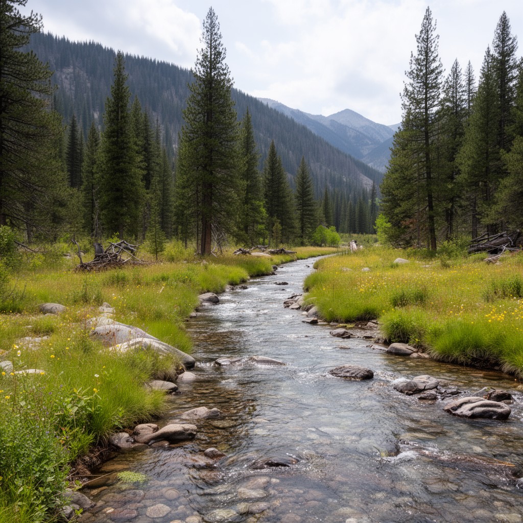 AI-generated illustration of Edgewood Creek