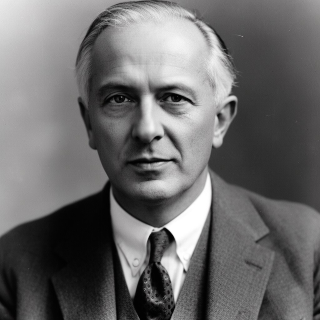 AI-generated illustration of Hans Reichenbach