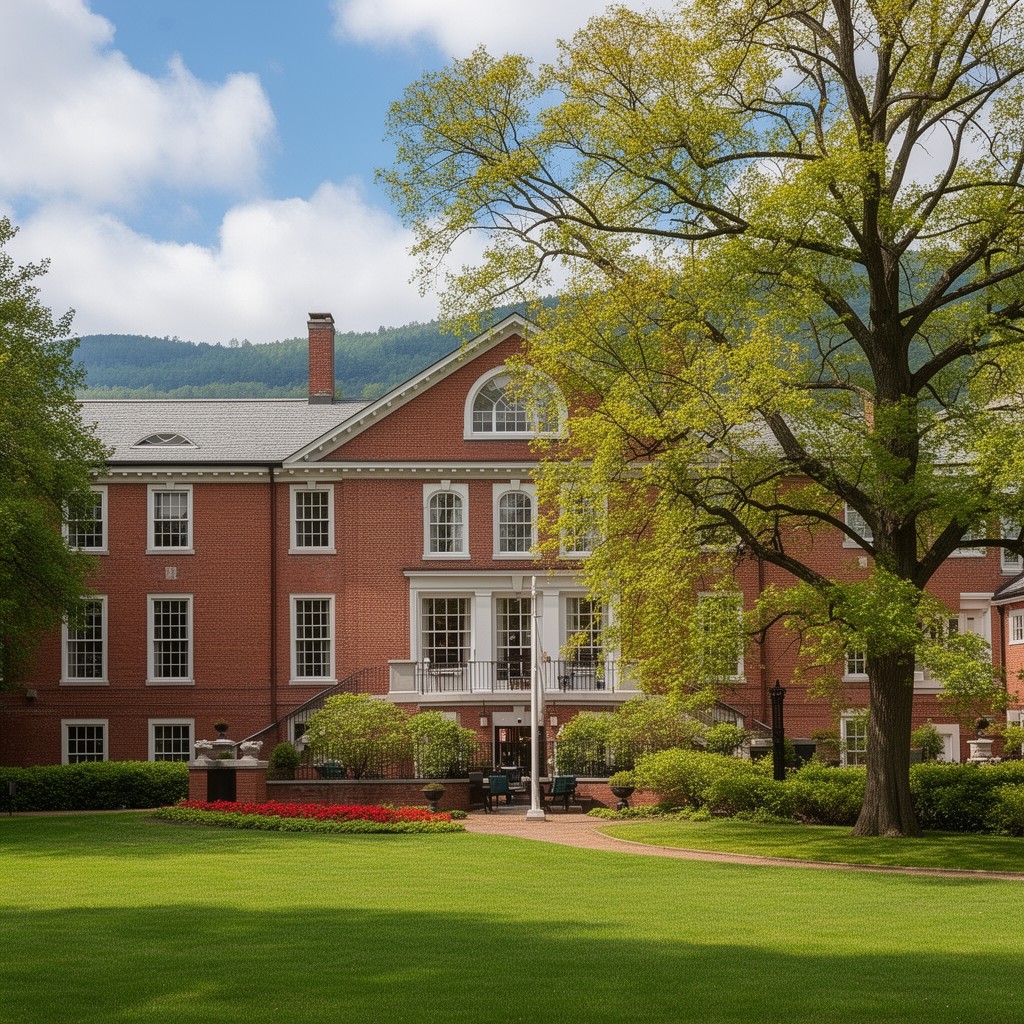 AI-generated illustration of Middlebury College